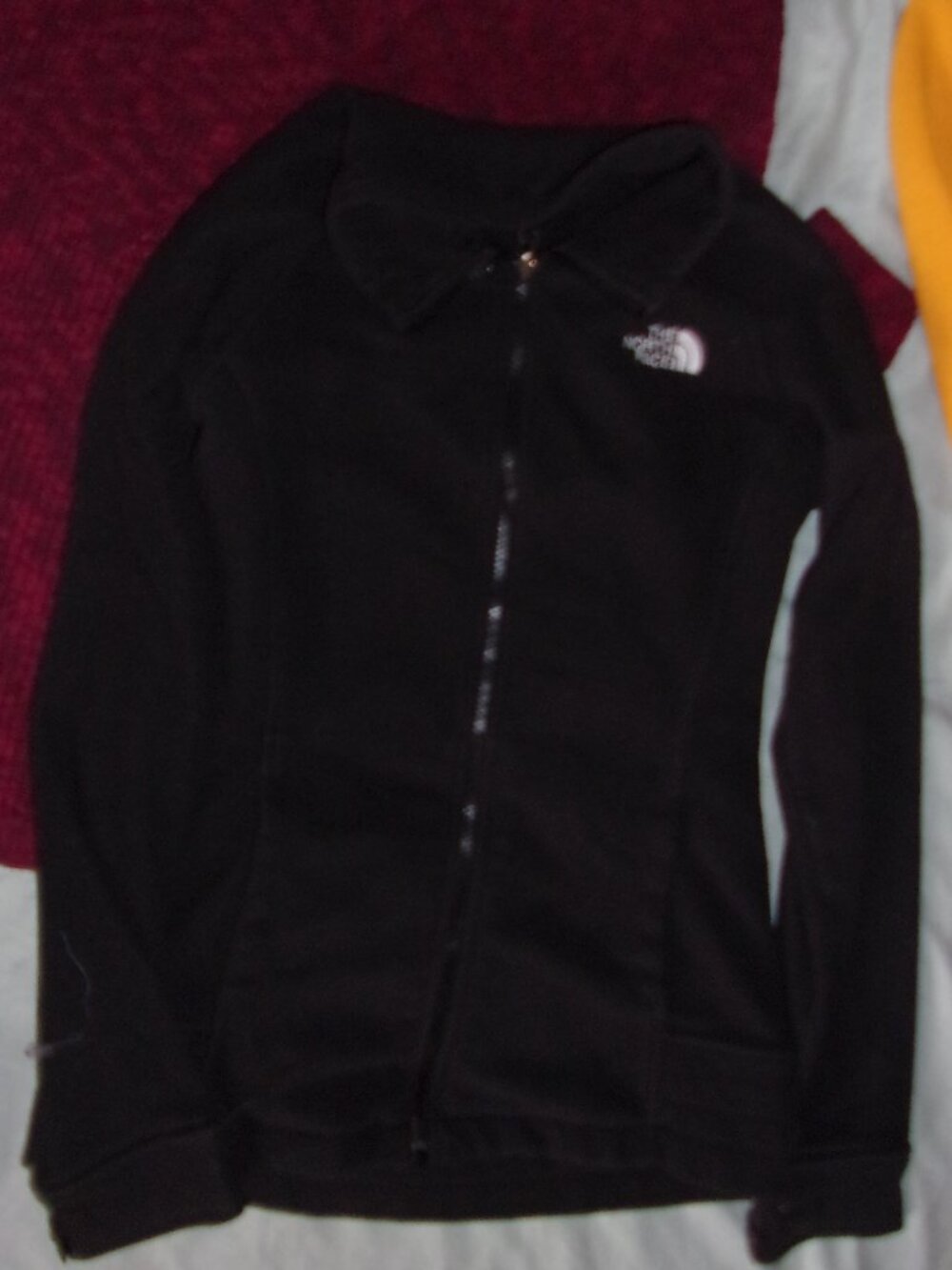 the north face womens size small black fleece sweatshirt shirt top size outdoor